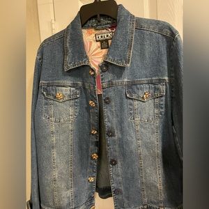 Berek 1XL crystal denim jacket